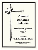 ONWARD CHRISTIAN SOLDIERS PERCUSSION QUARTET cover
